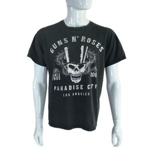 Bravado Men’s Worn Condition Black Guns N’ Roses Paradise City Tee